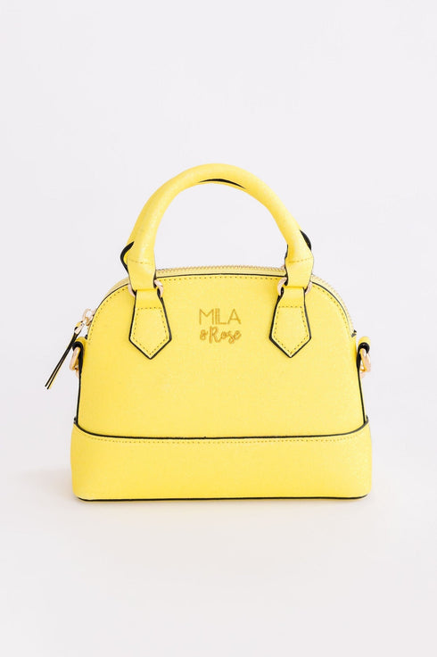 neon-yellow-glitter-girls-crossbody-purse Mila &  Rose - Sophia's Style-Neon Yellow Glitter Girl's Crossbody Purse-Default Title--1